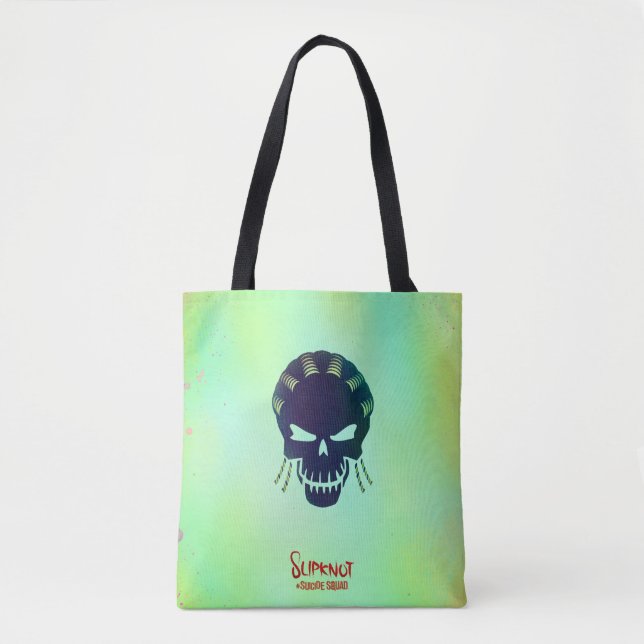 Bolsa Tote Esquadrão Suicida | Ícone de cabeça de slipknot (Frente)