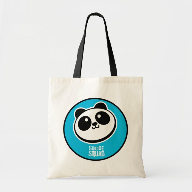 Bolsa Tote Esquadrão Suicida | Logotipo Panda Purveyors (Frente)