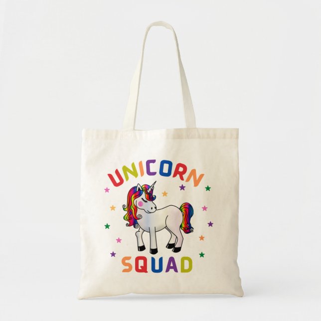 Bolsa Tote Esquadrão Unicorn (Frente)