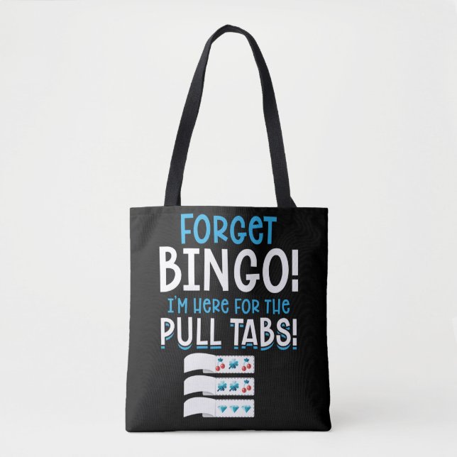 Bolsa Tote Esqueça Bingo Lucky Pull Tab (Frente)