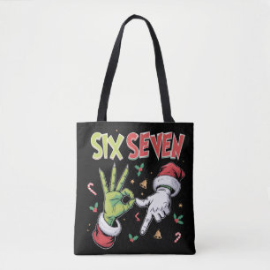 Bolsa Tote Esqueleto 6 7 Natal Seis Sete Meme Xmas