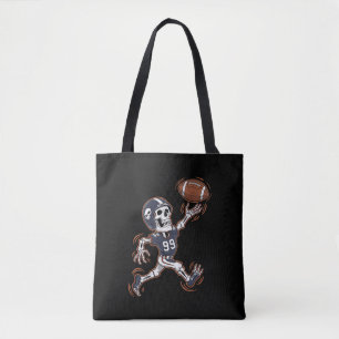 Bolsa Tote Esqueleto de Futebol Americano de Futebol American