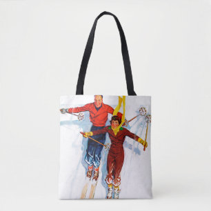 Bolsa Tote Esqui em declive do casal