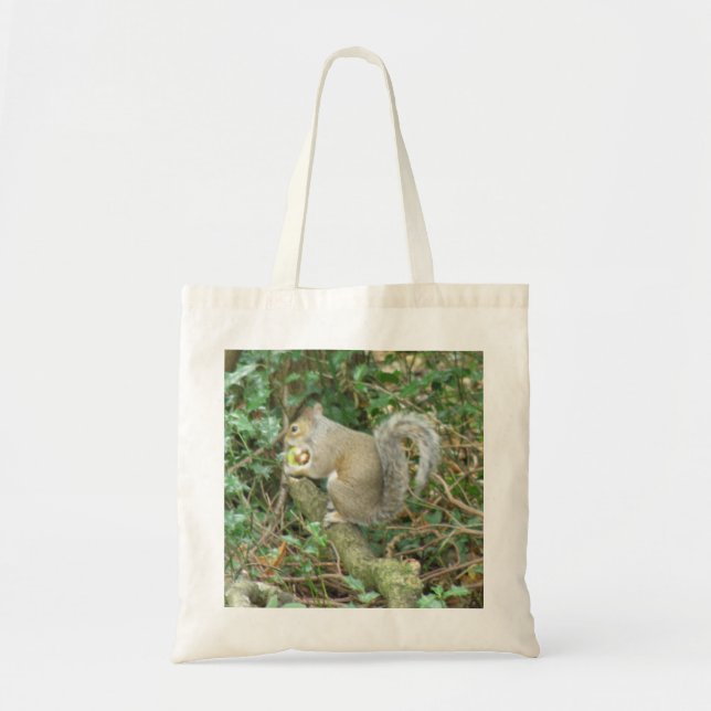 Bolsa Tote Esquilo com Acorn Tote Bag (Frente)