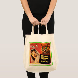 Bolsa Tote Esquilo do Espaço Exterior