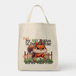 Bolsa Tote Esquilo Engraçado