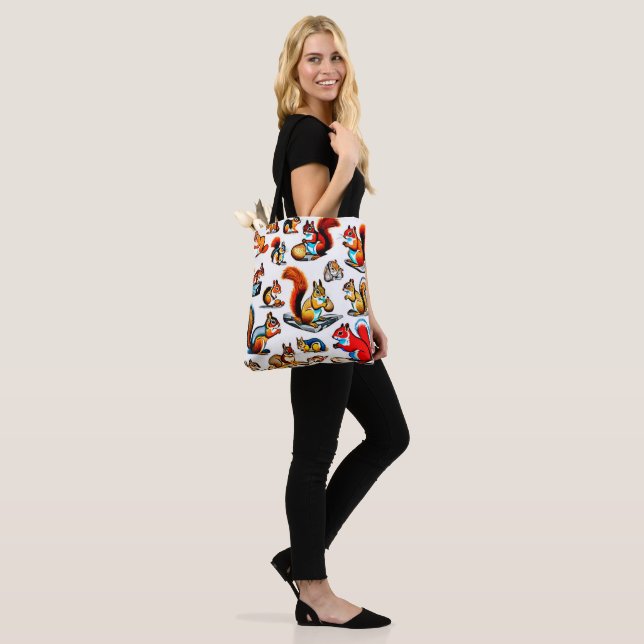 Bolsa Tote Esquilos canadenses e Design de Esquilos (No(a) Modelo)