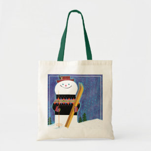 Bolsa Tote Esquis para o boneco de neve