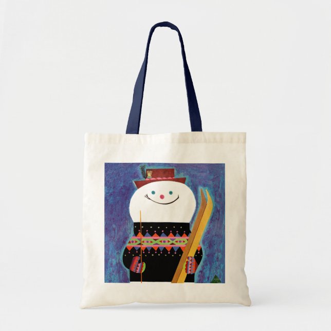 Bolsa Tote Esquis para o boneco de neve (Frente)