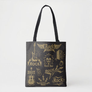 Bolsa Tote Essência da música rock endêmica