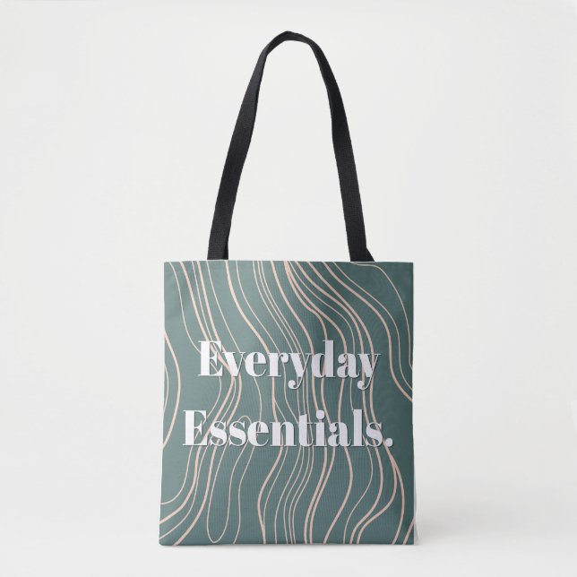 Bolsa Tote 'Essenciais Diários' Minimalista Moderna (Frente)