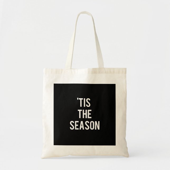 Bolsa Tote Esta É A Época Engraçada Design (Frente)