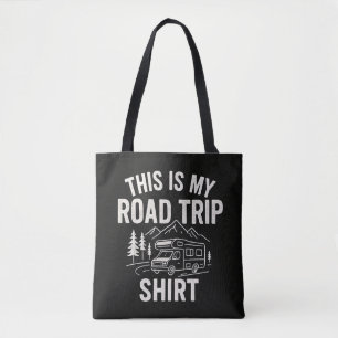 Bolsa Tote Esta É Minha Camiseta de Viagem - Aventura Viagens