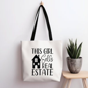 Bolsa Tote Esta Garota Vende Saco De Banho Imobiliário