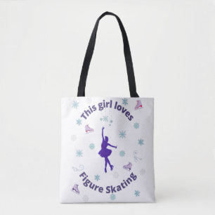 Bolsa Tote Esta Menina Adora A Patinação Física