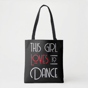 Bolsa Tote Esta Menina Adora Dançar