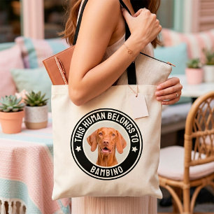 Bolsa Tote Esta Pessoa Pertence a Foto de Animal de Estimação