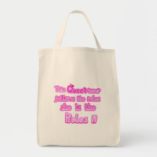Bolsa Tote Esta rainha nunca segue as regras para o saco