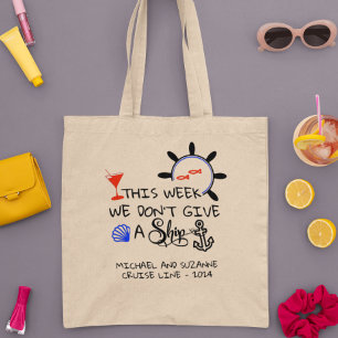 Bolsa Tote Esta semana não damos um cruzeiro naval