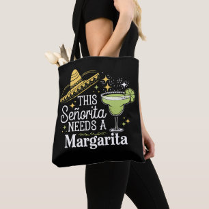 Bolsa Tote Esta Senhorita Precisa De Uma Margarita Cinco De M