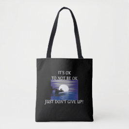 Bolsa Tote "Está tudo bem não estar bem"