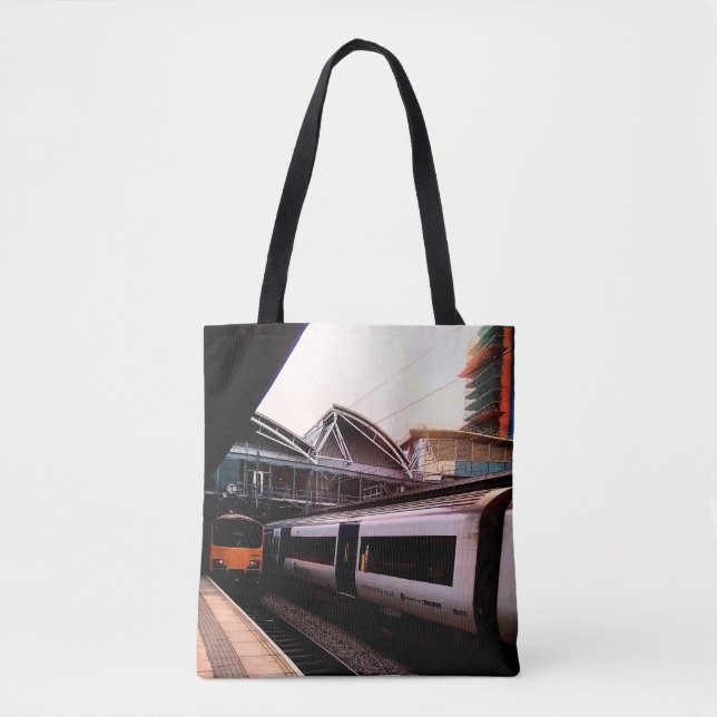 Bolsa Tote Estação de trem, leds (Frente)