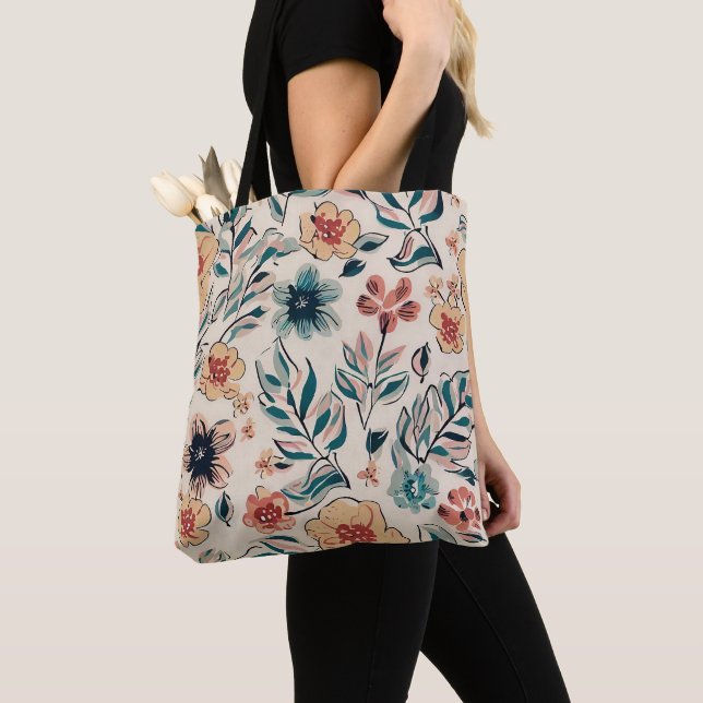 Bolsa Tote Estação primavera (Close Up)