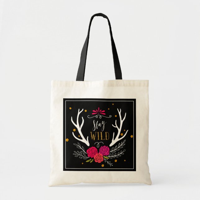 Bolsa Tote Estada selvagem (Frente)