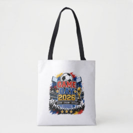 Bolsa Tote Estádio de Futebol do Dia de Jogo da Moda 2026