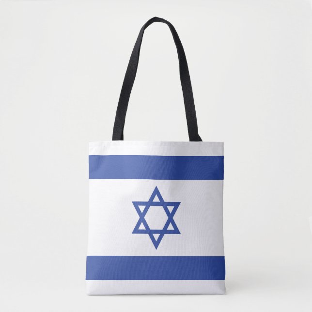 Bolsa Tote Estado de Israel Bandeira, Estrela do Judaísmo Dav (Frente)