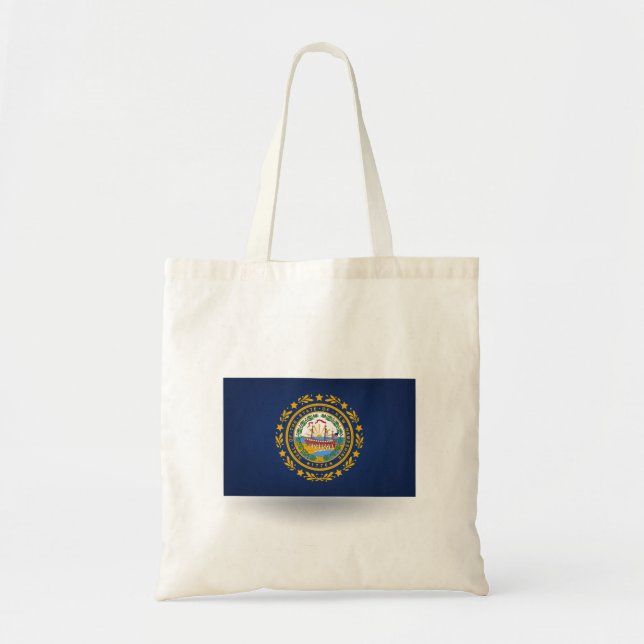 Bolsa Tote Estado de New Hampshire Flag Tote Bag (Frente)