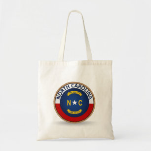 Bolsa Tote Estado de sacola do selo da bandeira de North
