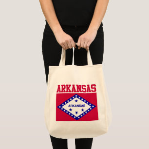 Bolsa Tote Estado do Arkansas Flag Tote Bags