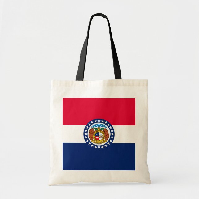 Bolsa Tote Estado do Missouri Flag Design (Frente)