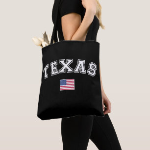 Bolsa Tote Estado do Texas USA Flag