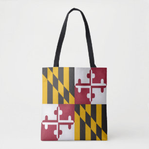 Bolsa Tote Estado legal Da Moda De Bandeira De Maryland