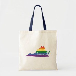 Bolsa Tote Estado Orgulho gay  Virgínia