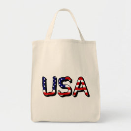 Bolsa Tote Estados Unidos sobrepostos na US Flag gtt