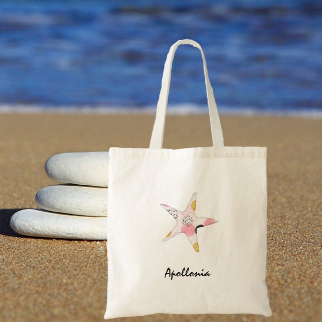 Bolsa Tote Estaleiro do Oceano Abstrato bonito (Criador carregado)