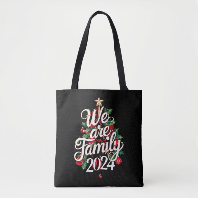 Bolsa Tote Estamos no Natal da Família 2024 Matando Pajama (Frente)