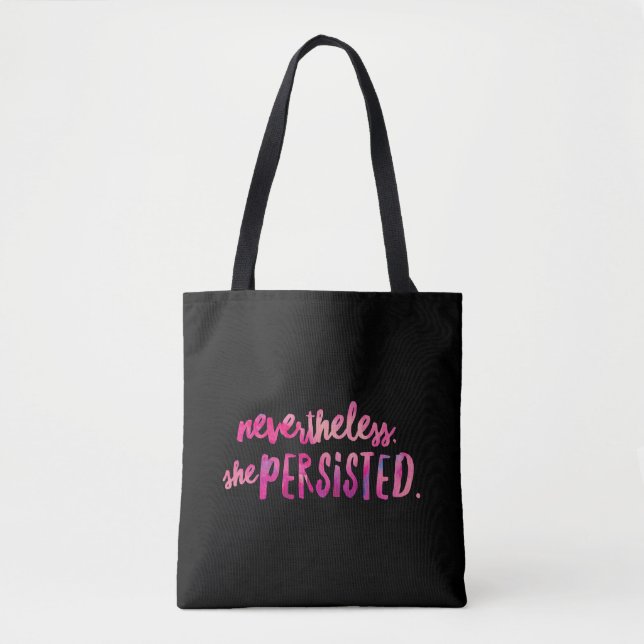 Bolsa Tote Estampa Nevertheless She Persisted (Frente)