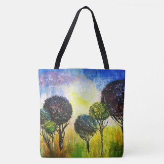 Bolsa Tote Estampa Total Floresta Caprichosa