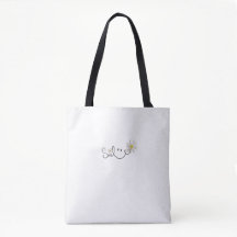 Bolsa Tote Estampa Total, Média
