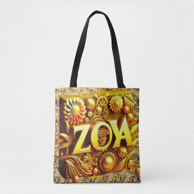 Bolsa Tote Estampada Totalmente Médio A tote cláss (Frente)