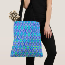 Estampado de pró-azuis chamativo e verde claro