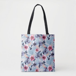 Bolsa Tote estampagem em forma de flor, design, ilustração, a