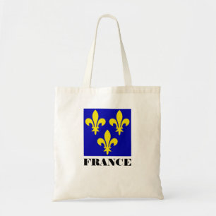 Bolsa Tote Estandarte Real Francês Medieval Fidelidade Heráld