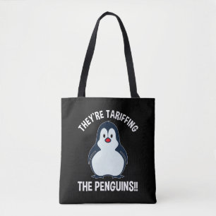 Bolsa Tote Estão a Tarifar os Pinguins!
