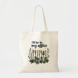 Bolsa Tote Estarei no meu jardineiro.