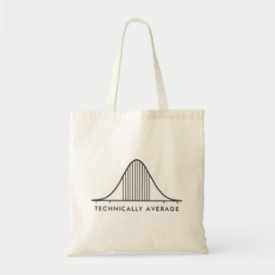 Bolsa Tote Estatísticas da Curva de Sino Tecnicamente Médias